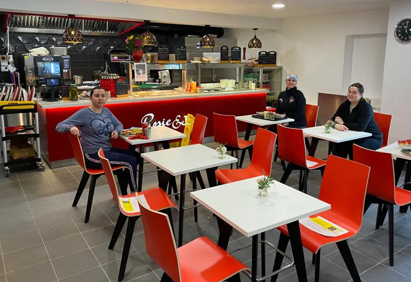 b2b new canteen furniture fitout