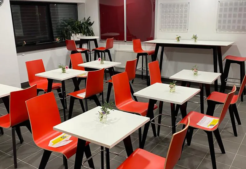 b2b new canteen furniture fitout