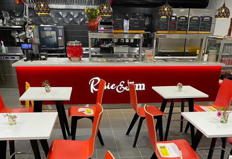 b2b new canteen furniture fitout