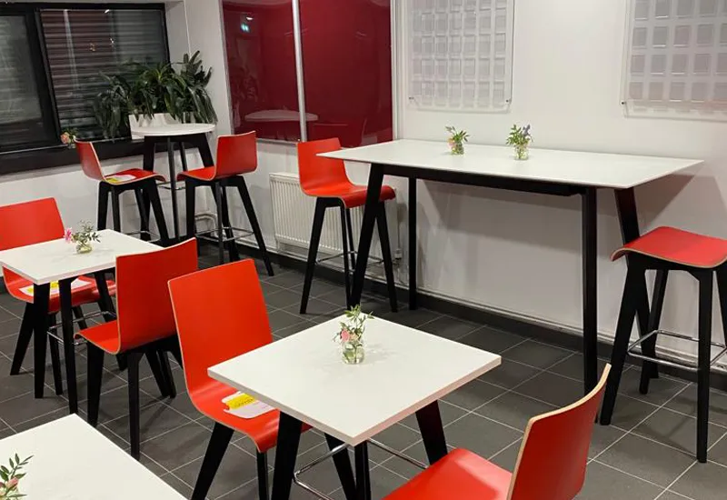b2b new canteen furniture fitout